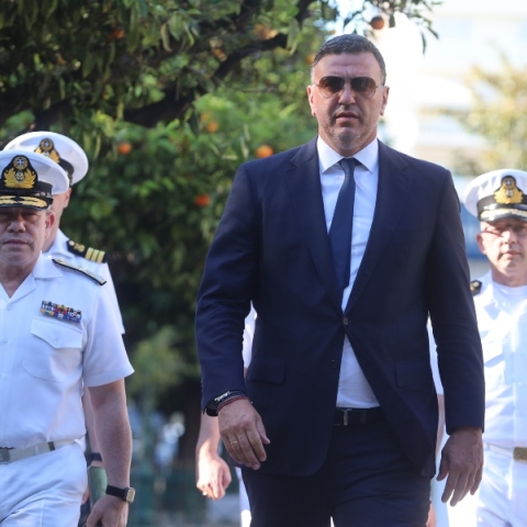 Ο υπουργός Ναυτιλίας, Βασίλης Κικίλιας