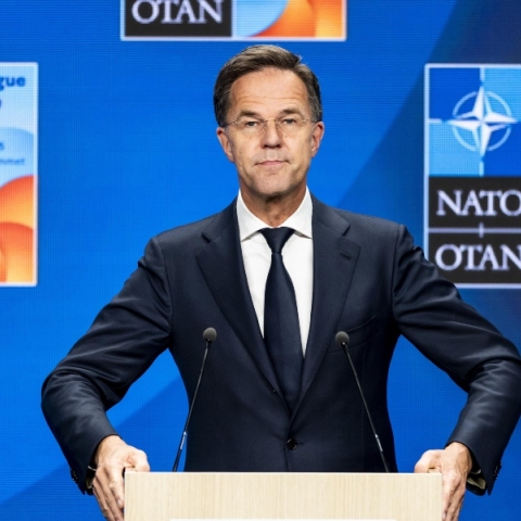 Ο γενικός γραμματέας του ΝΑΤΟ Μαρκ Ρούτε 