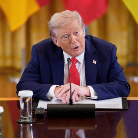 Ο πρόεδρος των ΗΠΑ, Ντόναλντ Τραμπ 