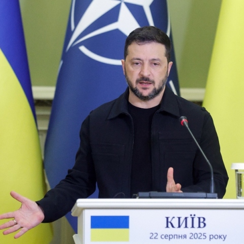 Ο πρόεδρος της Ουκρανίας Βολοντίμιρ Ζελένσκι