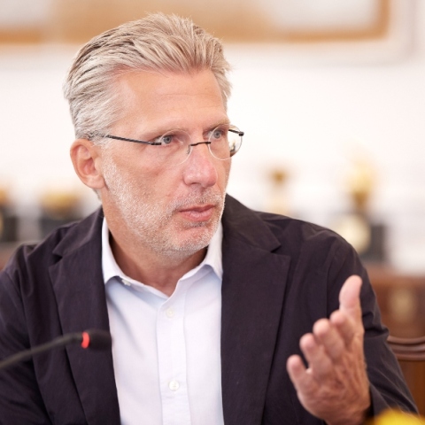 Ο υπουργός Επικρατείας Άκης Σκέρτσος 