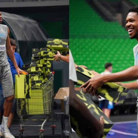 Ο Γιάννης Αντετοκούνμπο