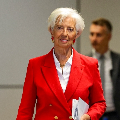 H πρόεδρος της Ευρωπαϊκής Κεντρικής Τράπεζας, Κριστίν Λαγκάρντ