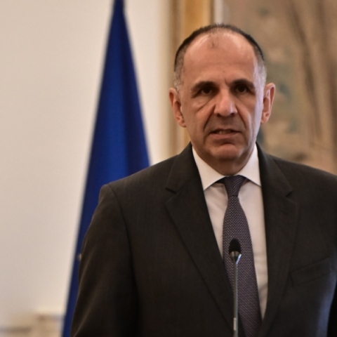Ο υπουργός Εξωτερικών Γιώργος Γεραπετρίτης 