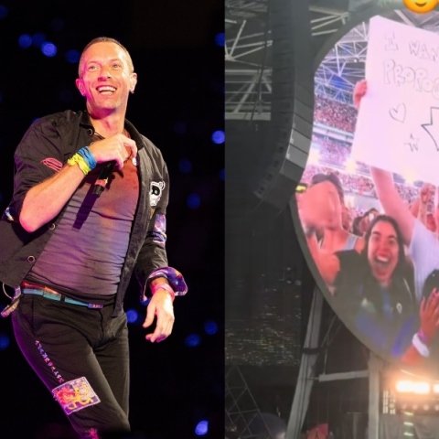 Ο Κρις Μάρτιν των Coldplay: «Είναι σίγουρα σύντροφός σου;»