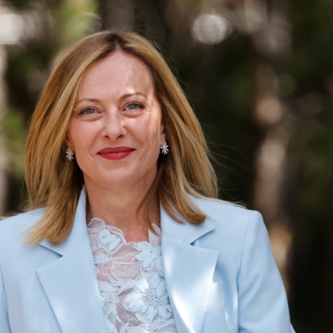 Η πρωθυπουργός της Ιταλίας, Τζόρτζια Μελόνι 