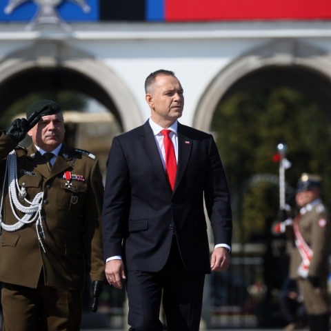 Ο πρόεδρος της Πολωνίας, Κάρολ Ναβρότσκι