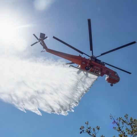 Φωτιά, ελικοπτερο 