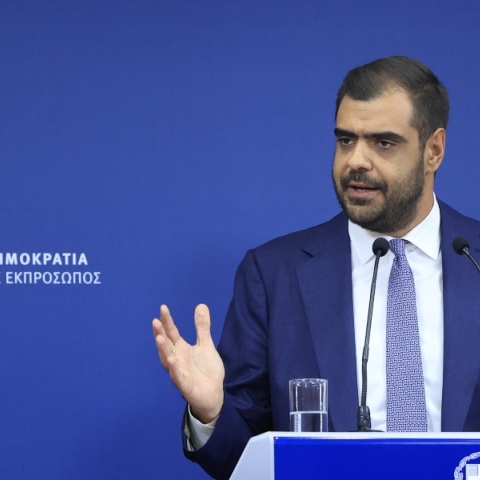 Ο κυβερνητικός εκπρόσωπος, Παύλος Μαρινάκης