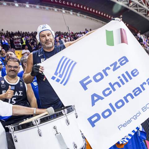 Eurobasket 2025: Ο Ακίλε Πολονάρα ευχαρίστησε τους Έλληνες φιλάθλους με μήνυμα στα ελληνικά