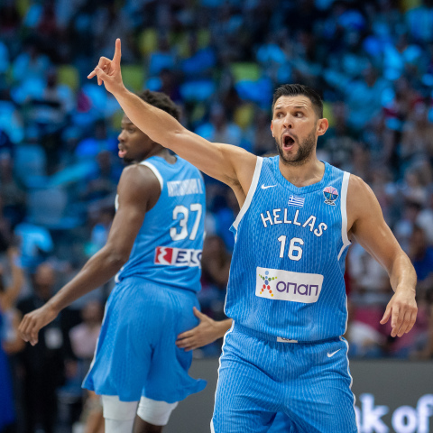 ΕΥΡΩΜΠΑΣΚΕΤ 2025 ΚΥΠΡΟΣ/ ΕΛΛΑΔΑ - ΓΕΩΡΓΙΑ. (ΑΝΑΣΤΑΣΙΑ ΚΑΡΕΚΛΑ / EUROKINISSI)