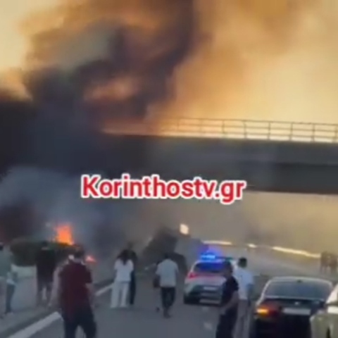 Τροχαίο με ανατροπή φορτηγού