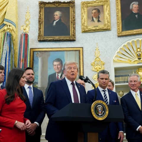 Ο πρόεδρος των ΗΠΑ, Ντόναλντ Τραμπ 