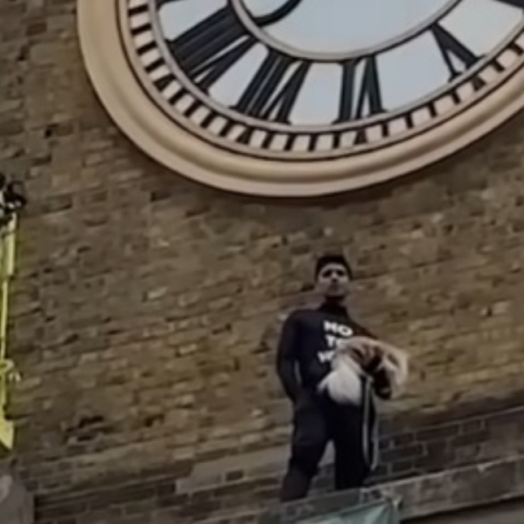 Βρετανία: Διαδηλωτής