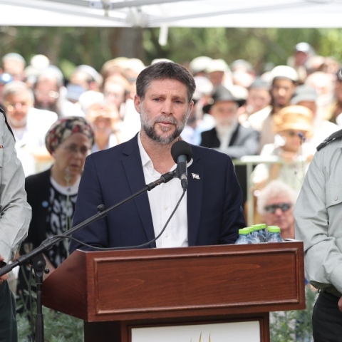 Ο υπουργός Οικονομικών του Ισραήλ, Μπεζαλέλ Σμότριτς 