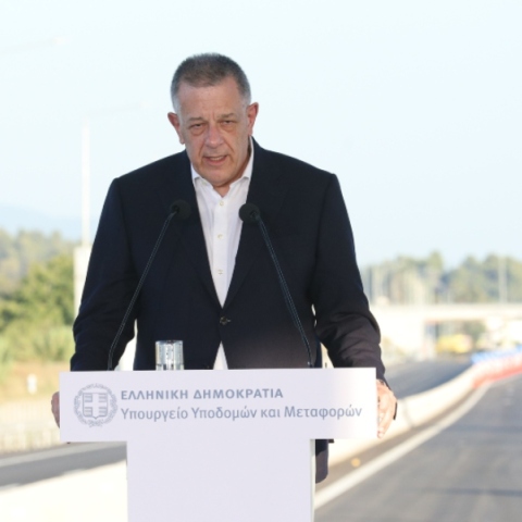 Ο υφυπουργός Υποδομών και Μεταφορών, Νίκος Ταχιάος