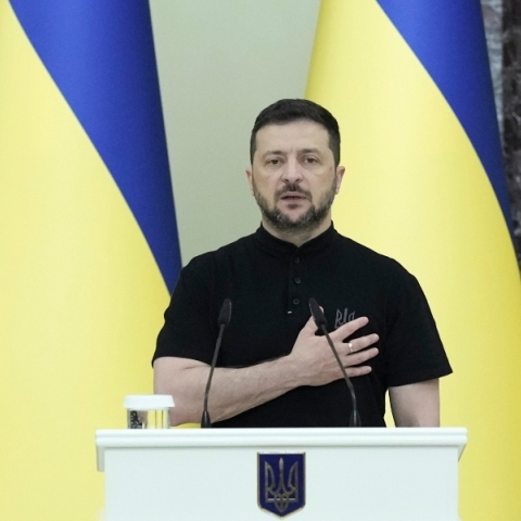 Ο πρόεδρος της Ουκρανίας, Βολοντίμιρ Ζελένσκι