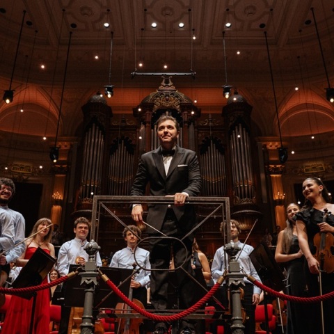 Ο Διονύσης Γραμμένος με την ΕΛΣΟΝ στο Concertgebouw 