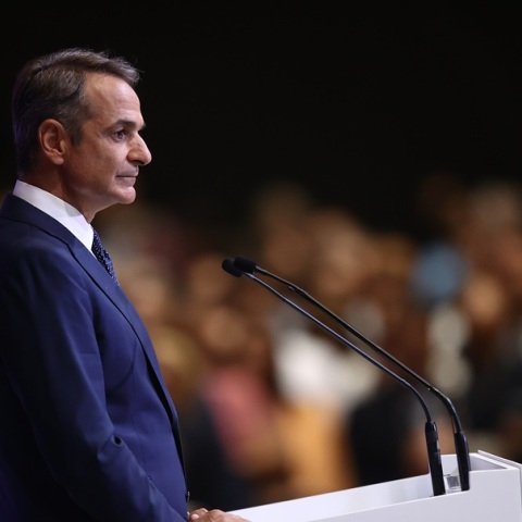 Η μαντινάδα του Κυριάκου Μητσοτάκη από το βήμα της 89ης ΔΕΘ