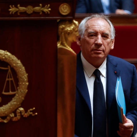 Ο Γάλλος πρωθυπουργός Φρανσουά Μπαϊρού 