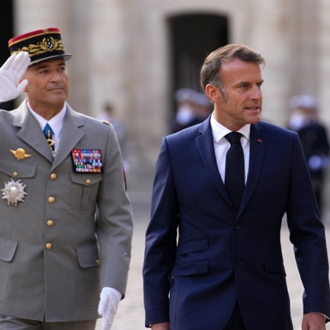Ο Γάλλος πρόεδρος, Εμανουέλ Μακρόν