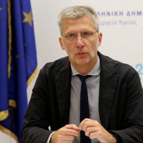 Ο υπουργός Επικρατείας, Άκης Σκέρτσος