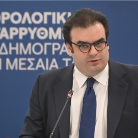 Ο υπουργός Εθνικής Οικονομίας και Οικονομικών, Κυριάκος Πιερρακάκης