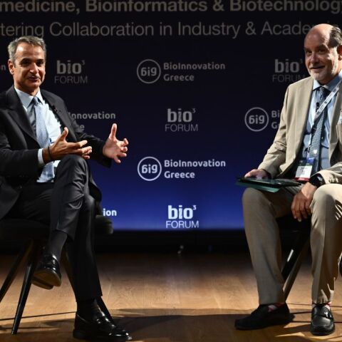 ΟΜΙΛΙΑ ΤΟΥ ΠΡΩΘΥΠΟΥΡΓΟΥ ΚΥΡΙΑΚΟΥ ΜΗΤΣΟΤΑΚΗ ΣΤΗΝ ΕΚΔΗΛΩΣΗ ΤΟΥ ΦΟΡΟΥΜ BIO3 - 2025 (ΚΩΣΤΑΣ ΤΖΟΥΜΑΣ/EUROKINISSI)