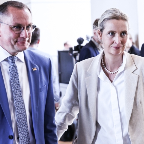 Οι ηγέτες της Afd, Τίνο Κρουπάλα και Άλις Βάιντελ