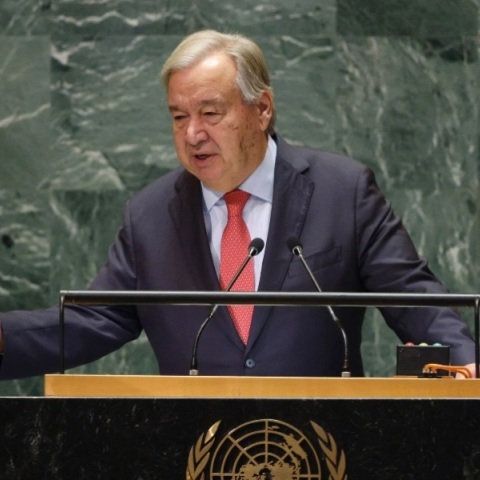 Ο γενικός γραμματέας του ΟΗΕ, Αντόνιο Γκουτέρες 