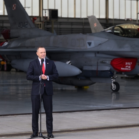 Ο πρόεδρος της Πολωνίας, Καρόλ Ναβρότσκι