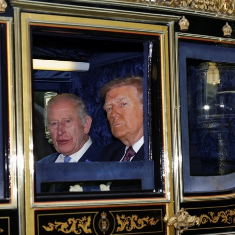 Στο κάστρο Γουίνδσορ ο Τραμπ με την Μελάνια: Τους υποδέχτηκαν Κέιτ και Γουίλιαμ 