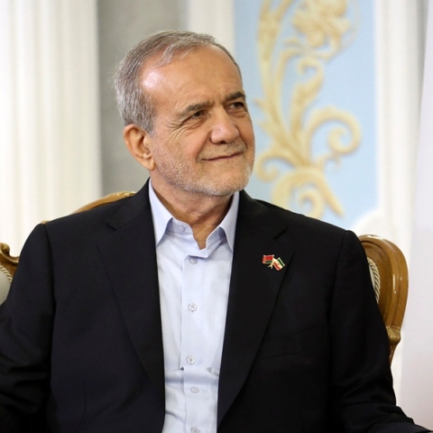 Ο πρόεδρος του Ιράν, Μασούντ Πεζεσκιάν 