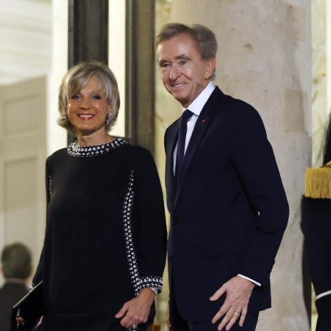 Ο CEO της LVMH, Μπερνάρ Αρνό και η σύζυγό του, πιανίστρια Ελέν Μερσιέ-Άρνοτ