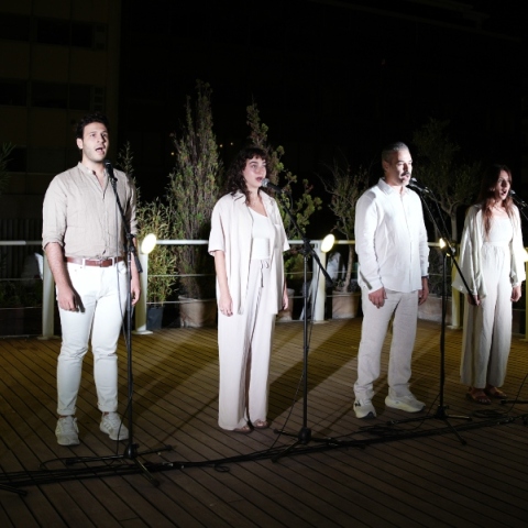 τραγουδιστες στη σκηνη