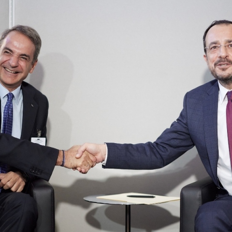 Μητσοτάκης και Χριστοδουλίδης στη Νέα Υόρκη