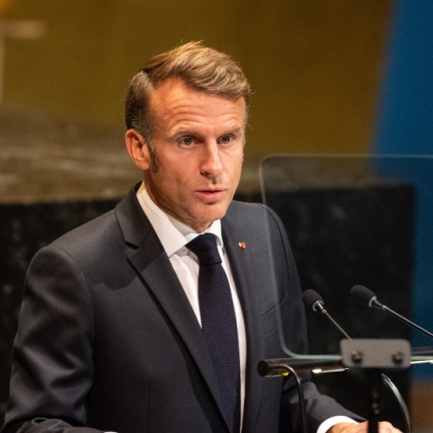 Ο πρόεδρος της Γαλλίας, Εμανουέλ Μακρόν 