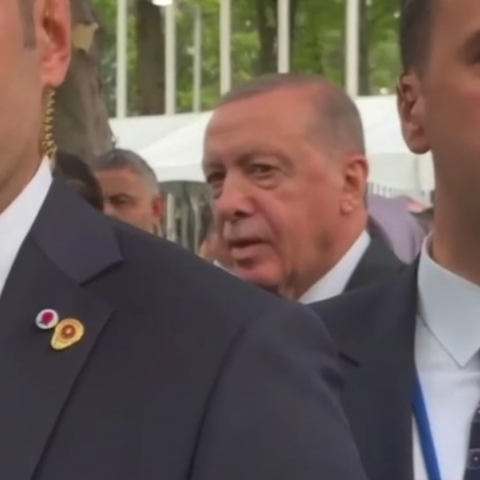 Ερντογάν με σωματοφυλακες