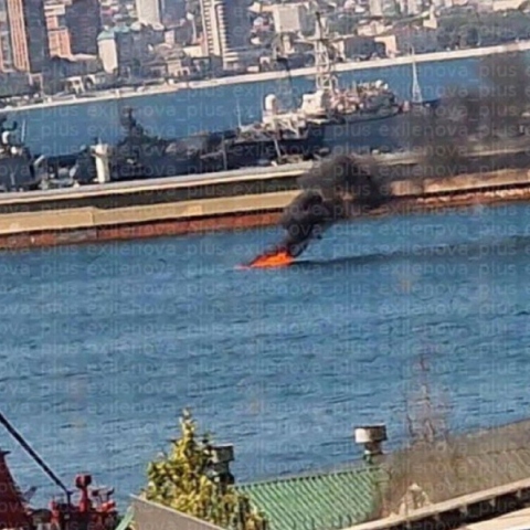 Ουκρανική επίθεση με drone στη ρωσική βάση του Νοβοροσίσκ