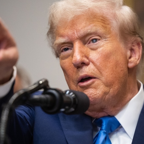 Ο πρόεδρος των ΗΠΑ, Ντόναλντ Τραμπ 