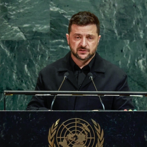 Ο πρόεδρος της Ουκρανίας, Βολοντίμιρ Ζελένσκι