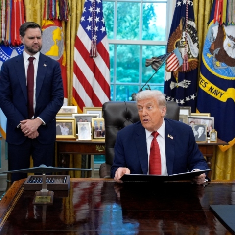 Ο πρόεδρος των ΗΠΑ, Ντόναλντ Τραμπ 