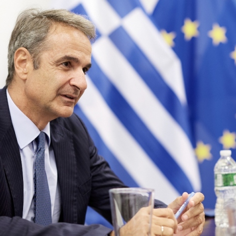 Ο πρωθυπουργός Κυριάκος Μητσοτάκης