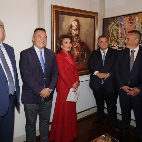 Η Γιάννα Αγγελοπούλου-Δασκαλάκη στη Δημοτική Πινακοθήκη Τρίπολης