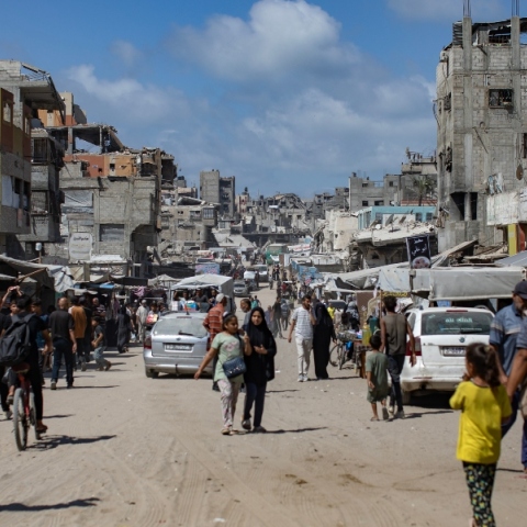 γαζα, συντριμμια, κατοικοι