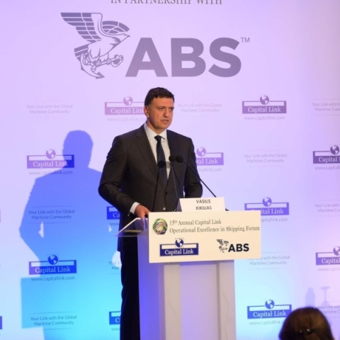 Ο Βασίλης Κικίλιας, στο 15ο Capital Link 