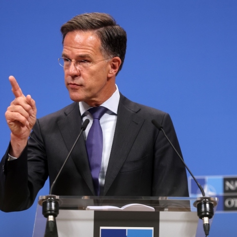 Ο γενικός γραμματέας του ΝΑΤΟ, Μαρκ Ρούτε