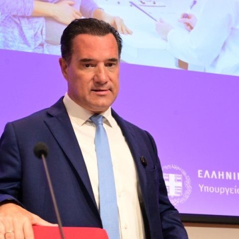 Ο υπουργός Υγείας Άδωνις Γεωργιάδης 