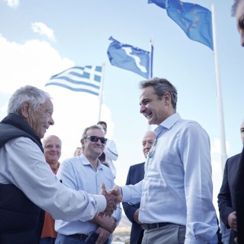 Μητσοτάκης από την Αμοργό: Η Ελλάδα στην πρώτη γραμμή προστασίας του θαλάσσιου περιβάλλοντος