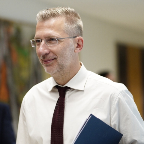 Ο υπουργός Επικρατείας Άκης Σκέρτσος